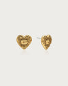 Belted Heart Stud Earrings