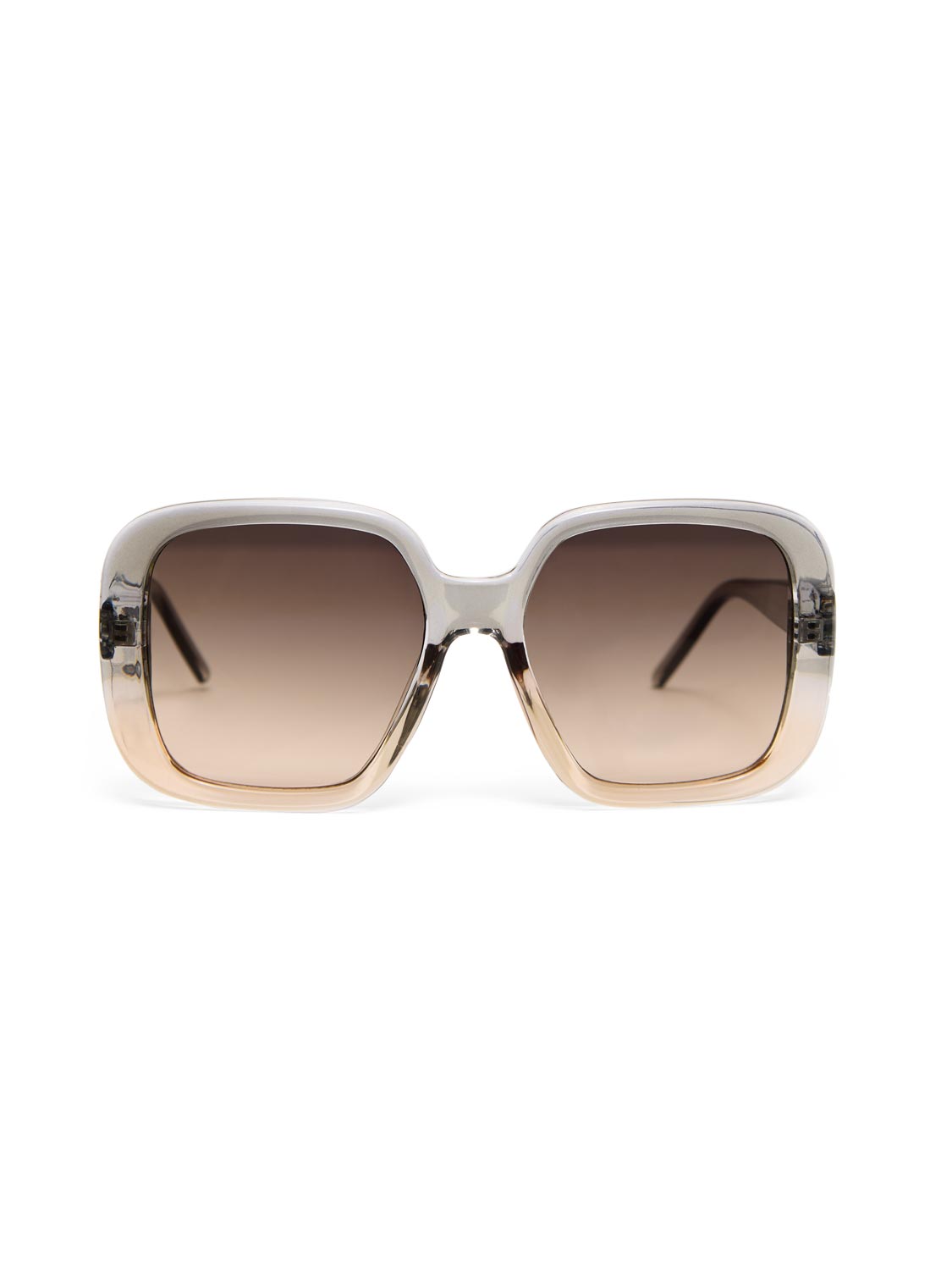 Translucent Oversized Square Frame Sunglasses