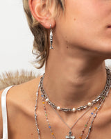 Silver Anchovy Earrings