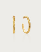Jenny Large Hoop Earrings in Silver