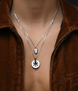 Collier Olivier (Acier noir)